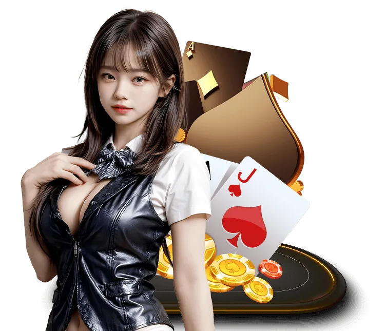 Máy đánh bạc slot với biểu tượng may mắn